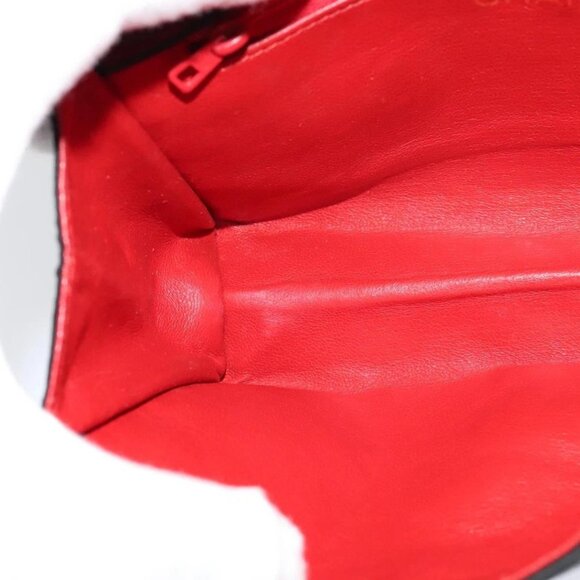 CHANEL Matelasse Chain Shoulder Bag Satin Black Gold CC Auth 113270AV - Picture 12 of 16